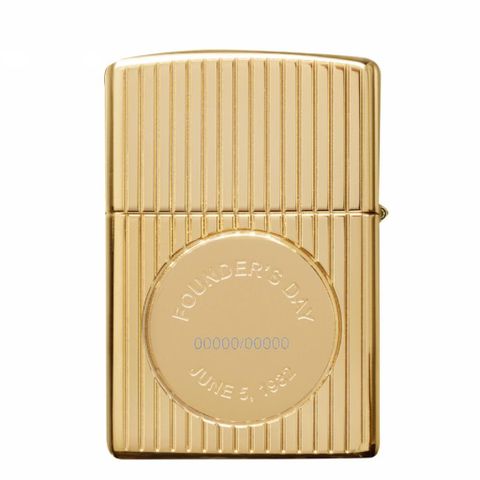 Bật Lửa Zippo 49631 Founder’s Day 2021 Mạ Vàng 18K - Phiên Bản Giới Hạn Kỷ Niệm Người Sáng Lập George G. Blaisdell