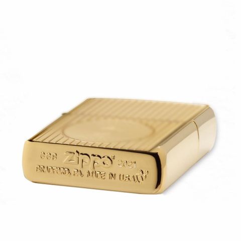 Bật Lửa Zippo 49631 Founder’s Day 2021 Mạ Vàng 18K - Phiên Bản Giới Hạn Kỷ Niệm Người Sáng Lập George G. Blaisdell