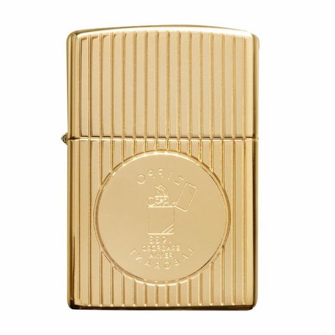 Bật Lửa Zippo 49631 Founder’s Day 2021 Mạ Vàng 18K - Phiên Bản Giới Hạn Kỷ Niệm Người Sáng Lập George G. Blaisdell