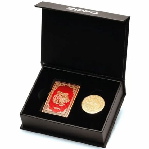 Bật Lửa Zippo CZA-2-25 Năm Hổ 2022 Phiên Bản Giới Hạn Châu Á - Sưu Tầm Hàng Hiếm, Thiết Kế Sang Trọng