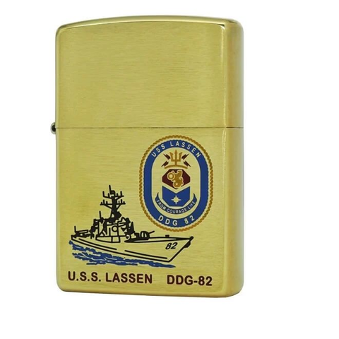 Bật Lửa Zippo USS Lassen DDG 82 - Đồng Khối Cao Cấp Khắc Axit - Quà Tặng Độc Đáo Cho Người Hâm Mộ Hải Quân Mỹ
