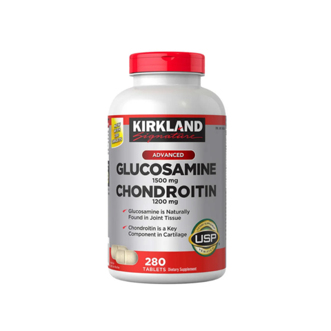 Viên uống hỗ trợ bổ khớp Kirkland Glucosamine 280 viên - Tăng cường sức khỏe xương khớp, giảm đau nhức hiệu quả