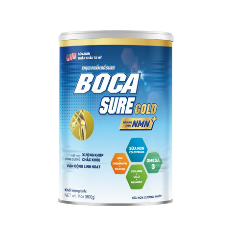Sữa Non Boca Sure Gold Hỗ Trợ Bảo Vệ Cơ Xương Khớp