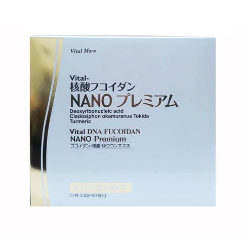 Bột uống Vital D.N.A Fucoidan Nano Premium 30 gói - Tảo biển Okinawa Nhật Bản hỗ trợ sức khỏe và tăng cường miễn dịch