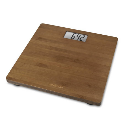 Cân Sức Khỏe Medisana 40548 PS 450 - Bề Mặt Tre Tự Nhiên, Tải Trọng 180kg, Đo BMI, Màn Hình LCD Rõ Ràng - Thiết Bị Chăm Sóc Sức Khỏe Hàng Ngày