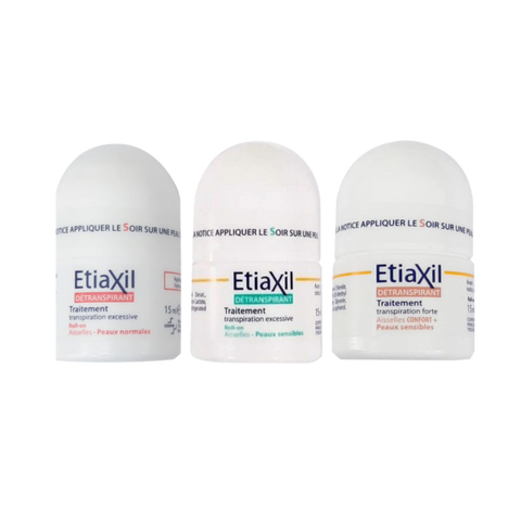 Combo 2 Lăn Khử Mùi Etiaxil Detranspirant 15mL - Kiểm Soát Mồ Hôi, Phù Hợp Mọi Loại Da, Hiệu Quả Nhanh Chóng
