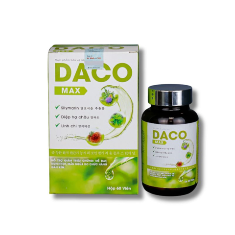 Daco Max Viên Uống Hỗ Trợ Giảm Mụn Nhọt, Mẩn Ngứa