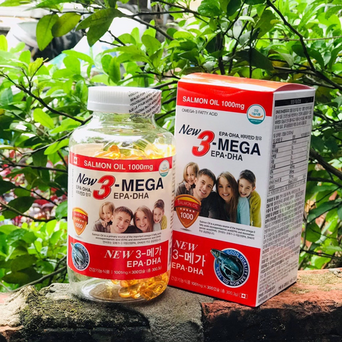 Dầu cá Omega 3 Hàn Quốc - New 3 Mega EPA DHA 300 viên