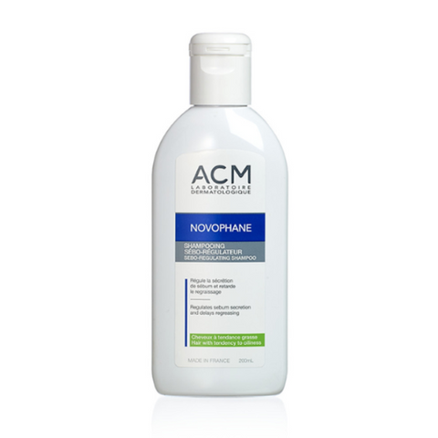 Dầu Gội ACM Novophane Sebo Regulating 200ml - Giải Pháp Cho Da Đầu Nhờn, Làm Sạch Nhờn, Ngăn Rụng Tóc Hiệu Quả