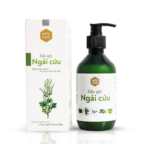 Dầu Gội Ngải Cứu Mộc Nhu 300ml hỗ trợ giảm nấm gàu