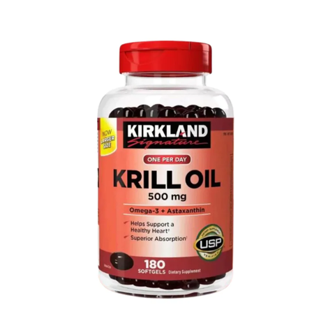 Dầu nhuyễn thể Kirkland Signature Krill Oil 500mg