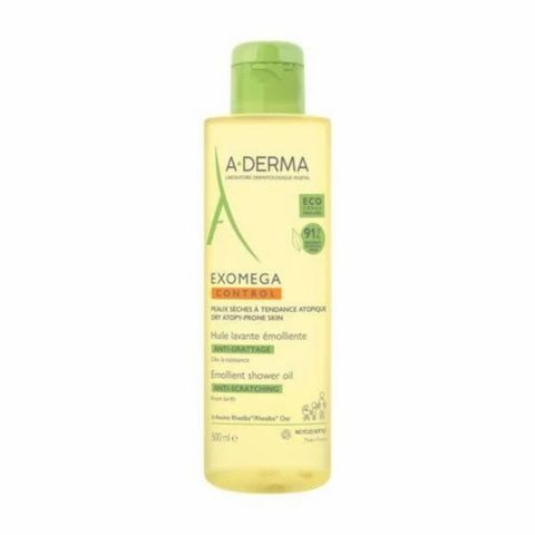 Dầu Tắm Aderma Exomega Shower Oil 200mL Cho Chàm, Khô, Viêm Da Cơ Địa