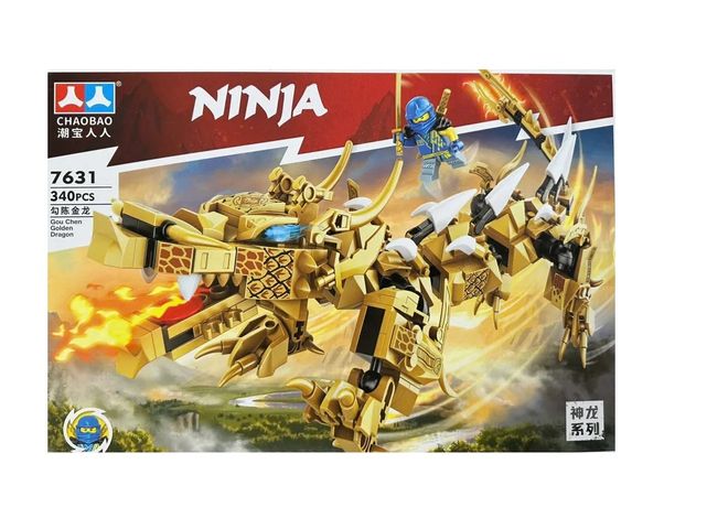 Đồ Chơi Lego Lắp Ráp Rồng Vàng Ninja Chaobao 7631 - Mô Hình Sáng Tạo Cho Trẻ Em Độ Tuổi Từ 6 Trở Lên
