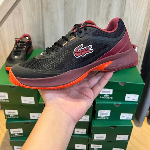 Giày Pickleball Tennis Lacoste Tech Point SMA 746SMA00153X0 - Chất liệu vải lưới thoáng khí, thoải mái cho vận động thể thao