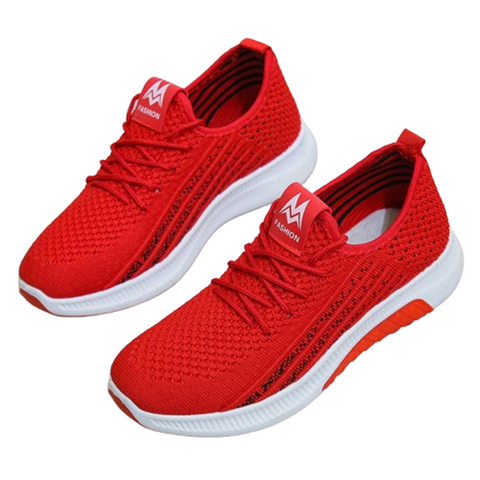 Giày thể thao sneaker Nữ kẻ sọc, đế khoan phối màu 127272