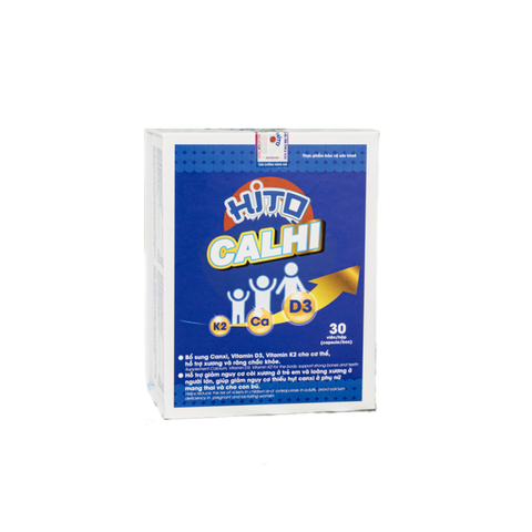 Viên Uống Hito Calhi Giúp Xương Và Răng Chắc Khỏe (Hộp 30 viên)