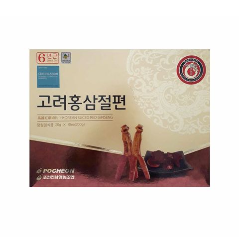 Hồng Sâm Lát Tẩm Mật Ong Pocheon - Sản Phẩm Bổ Dưỡng Hỗ Trợ Miễn Dịch, Đặc Biệt Dành Cho Người Cao Tuổi và Trẻ Em