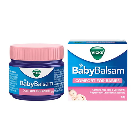 Kem bôi ấm ngực Vicks Baby Balsam hũ 50g