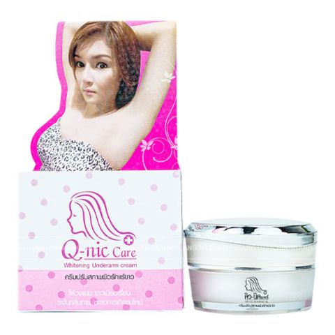 Kem Dưỡng Trắng Da Nách Qnic-Care 15g - Giảm Thâm, Chống Mùi, Làm Mượt Da Dưới Cánh Tay, Chiết Xuất Cam Thảo, Vitamin B3, C