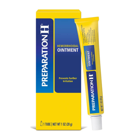 Kem Bôi Hỗ Trợ Trĩ Preparation H Hemorrhoidal Ointment - Giảm Đau, Ngứa Hậu Môn - 28g, Mỹ