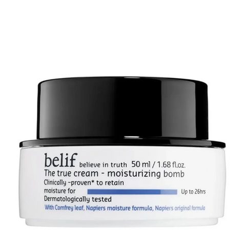 Kem Dưỡng Ẩm Sâu 26 Giờ Belif The True Cream Moisturizing Bomb 50ml - Giúp Da Căng Mịn, Rạng Rỡ, Thích Hợp Cho Mọi Loại Da