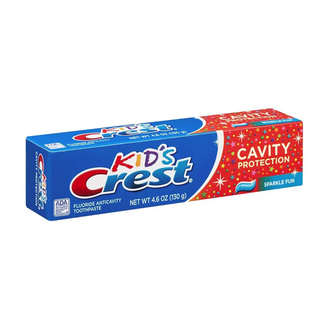 Kem đánh răng trẻ em Crest Kid's 130g - Bảo vệ sâu răng, hương vị trái cây ngọt ngào, an toàn cho trẻ từ 2 tuổi