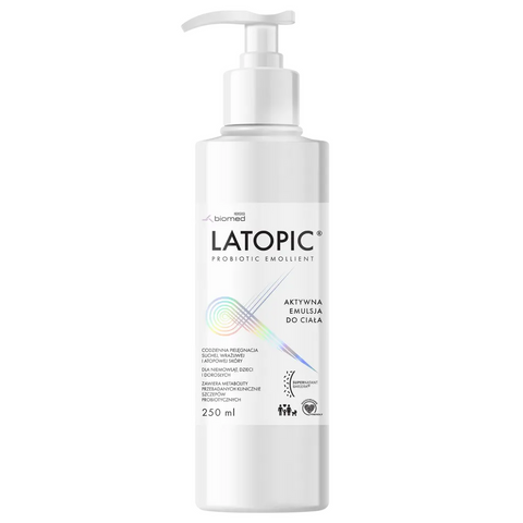 Kem Dưỡng Ẩm Latopic Body Emulsion 250ml Cho Da Khô, Dị Ứng, Giảm Ngứa - Sản Phẩm An Toàn Cho Trẻ Nhỏ và Người Lớn