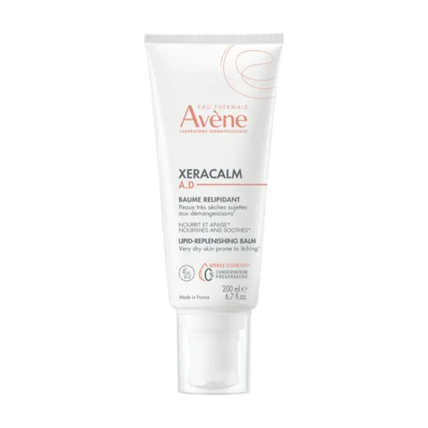 Kem Dưỡng Da Avene Xeracalm AD Cream 200mL - Giảm Ngứa, Dưỡng Ẩm Cho Da Khô, Thích Hợp Cho Da Nhạy Cảm, Viêm Da Cơ Địa
