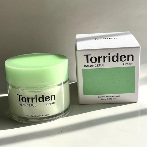 Kem Dưỡng Torriden Balanceful Cica Cream 80ml - Hỗ Trợ Làm Dịu Da Nhạy Cảm, Phục Hồi Da Với 5D Cica Complex