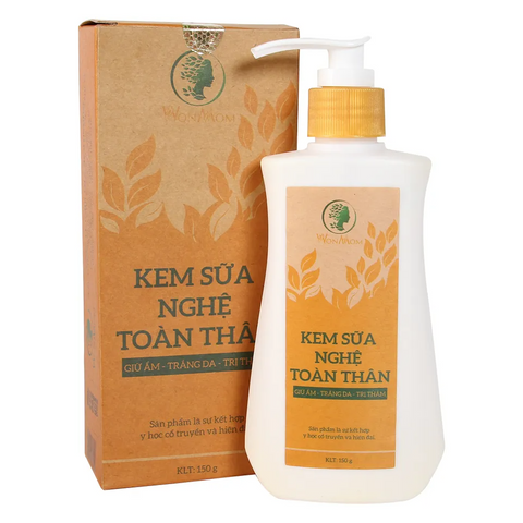 Kem Sữa Nghệ Wonmom Hỗ Trợ Dưỡng Trắng Da Toàn Thân 180g