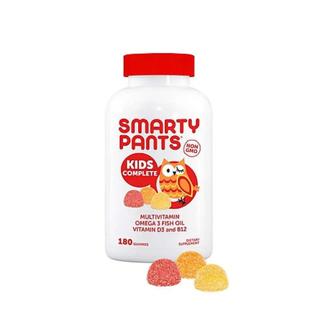 Kẹo Dẻo Vitamin Tổng Hợp Smarty Pants Kids Complete 180 Viên - Bổ Sung Omega-3 và Vitamin D3 Cho Trẻ Khỏe Mạnh