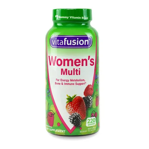 Kẹo Vitamin Vitafusion Women’s Multivitamin cho Phụ Nữ 220v - Vitamin Tổng Hợp Hương Vị Quả Mọng Tự Nhiên, Giúp Tăng Cường Sức Khỏe
