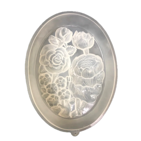 Khuôn rau câu sinh nhật, cưới hỏi hoa sen, hoa hồng – 20 cm - 1073