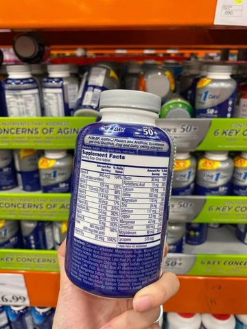 Vitamin Tổng Hợp One 1 Day Nam 50+ - Hỗ Trợ Sức Khỏe, 300 Viên, Chính Hãng Mỹ