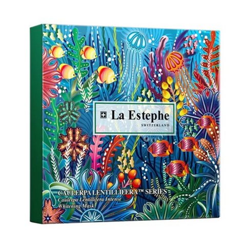 Mặt Nạ Rong Nho Dưỡng Trắng La Estephe Caulerpa Lentillifera - Hộp 5 Miếng Giới Hạn, Cho Da Sáng Mịn, Căng Bóng