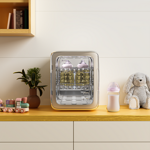 Máy Tiệt Trùng Sấy Khô Khử Mùi Fatzbaby UVC-LED Plasmax 7 FB4823FK - 22L, Tiệt Trùng Hiệu Quả Với Công Nghệ UVC-Leds và Plasma