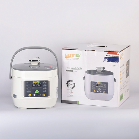 Nồi áp suất điện Bennix BN-25P đa năng 2.5L - Công suất 730W với chế độ nấu cài sẵn, tiện lợi cho gia đình nhỏ