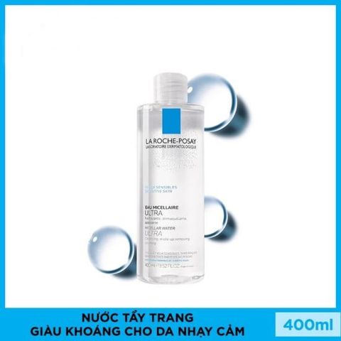 (Fullbox) Nước Tẩy Trang La Roche Posay 400ml Cho Da Nhạy Cảm Chính hãng