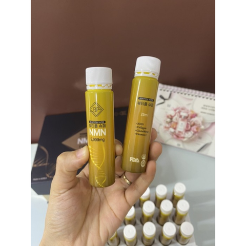 Nước Uống Trẻ Hóa Beautiful Super 150000mg - Hỗ Trợ Làm Đẹp Da, Collagen & Glutathione, Dinh Dưỡng Toàn Diện, Hộp 30 Lọ