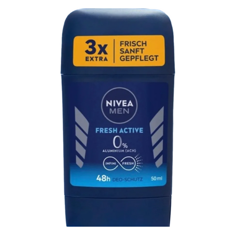 Sáp hỗ trợ khử mùi nam Nivea Men Fresh Active 50ml, Đức