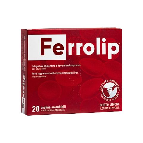 Sắt Sinh Học Ferrolip Liposome Bổ Sung Sắt Cho Mẹ Bầu - Hỗ Trợ Bổ Máu, Dễ Dàng Hấp Thụ, Không Tanh, Chất Lượng Từ Italy
