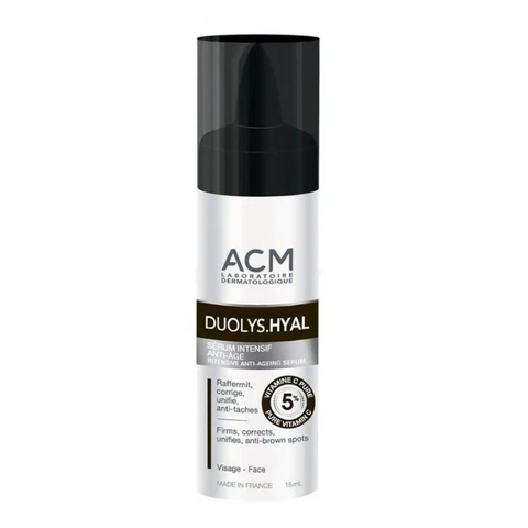 Serum Trẻ Hóa Da ACM Duolys Hyal Intensive - Chống Lão Hóa, Vitamin C & E, 15ml, Phục Hồi Làn Da Rạng Rỡ