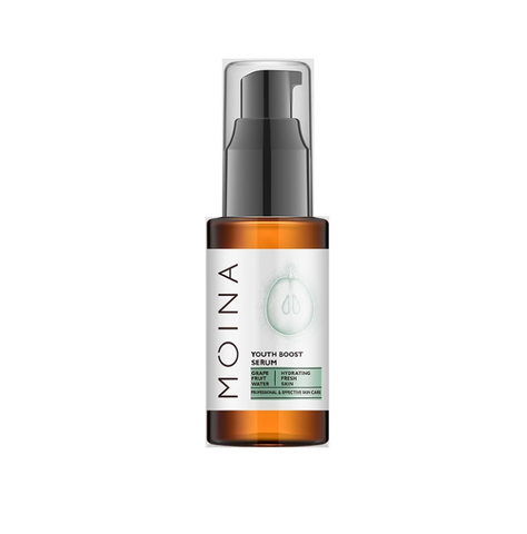 Serum Trẻ Hóa Moina - Chống Nhăn, Cấp Ẩm, Chiết Xuất Nho Xanh, Làm Sáng Da, Thu Nhỏ Lỗ Chân Lông, Dưỡng Da Tươi Sáng