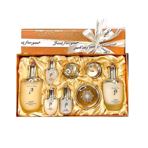 Bộ Dưỡng Da Whoo Tái Sinh Cheongidan Hoa Hiên - Set 8 Món Chăm Sóc Da Cao Cấp, Tinh Chất Dưỡng Trắng, Sáng Da Rạng Rỡ