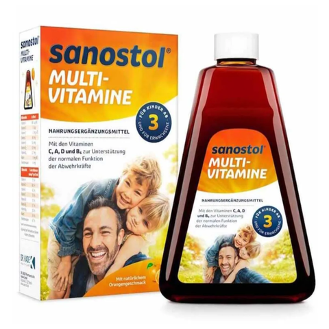 Siro vitamin tổng hợp cho bé Sanostol số 3 của Đức
