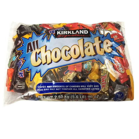 Socola Kirkland bịch lớn 2.55kg Chocolate 9 loại 150 chiếc, chính hãng Mỹ
