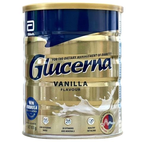Sữa bột Abbott Glucerna 850g cho người tiểu đường - Giúp ổn định đường huyết, dinh dưỡng đầy đủ, an toàn cho sức khỏe tim mạch.