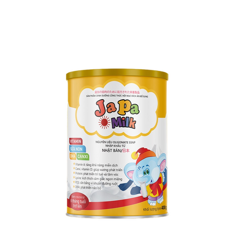 Sữa Bột Japa Milk Cho Bé Hỗ Trợ Tăng Đề Kháng 400 Gr