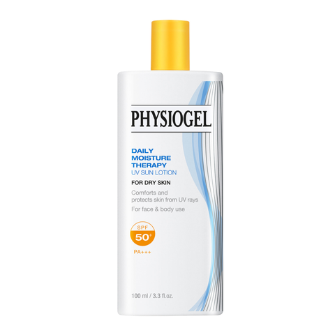 Sữa Chống Nắng Physiogel Daily Moisture Therapy SPF50+ - Bảo Vệ Da Khỏi Tia UV và Dưỡng Ẩm, Dạng Sữa Dịu nhẹ 100ml