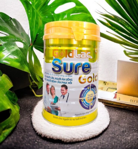 Sữa Dinh Dưỡng Goldlac Suregold 900g - Hỗ Trợ Phục Hồi Sức Khỏe Cho Người Già Yếu, Ăn Uống Kém, Dễ Uống, Nguyên Liệu New Zealand